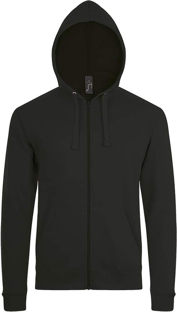 Sweat zippé à capuche 260 g/m² personnalisé STONE, côté cœur