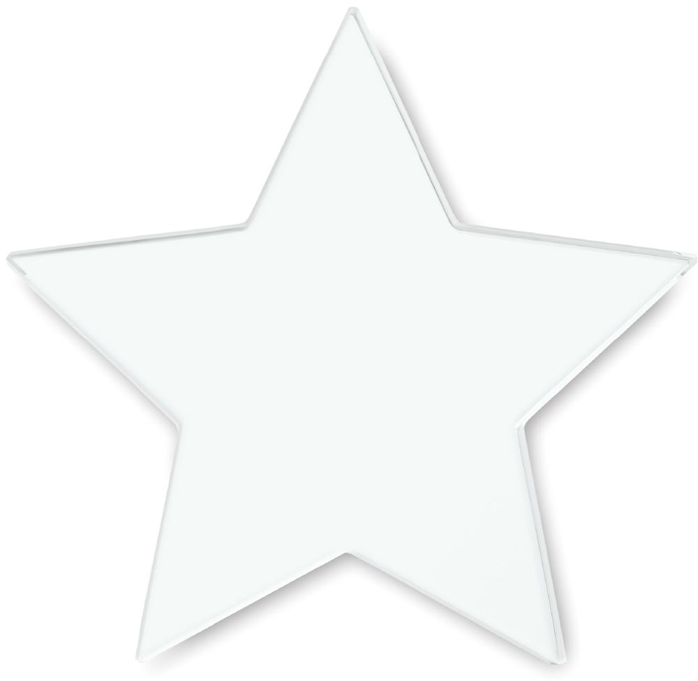Trophée étoile en verre personnalisé STARWARD, côté 2 (doming)