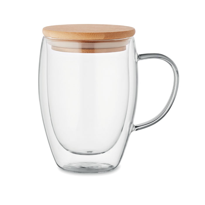 Mug verre double paroi 350 ml personnalisé TIROL