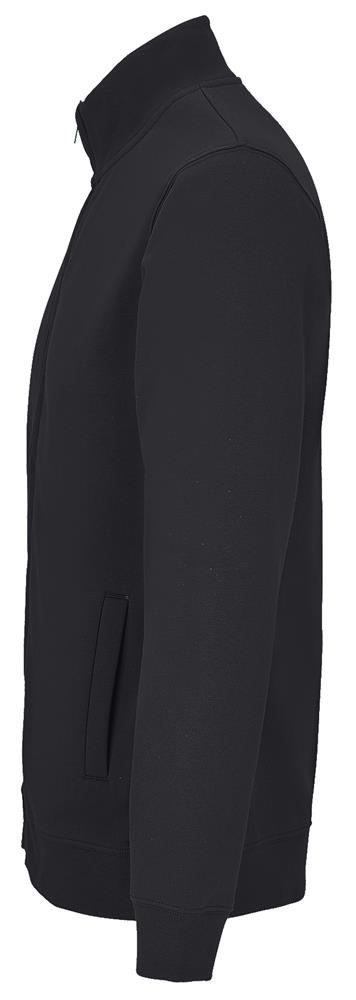 Sweat zippé coton et polyester recyclé personnalisé COOPER, manche gauche