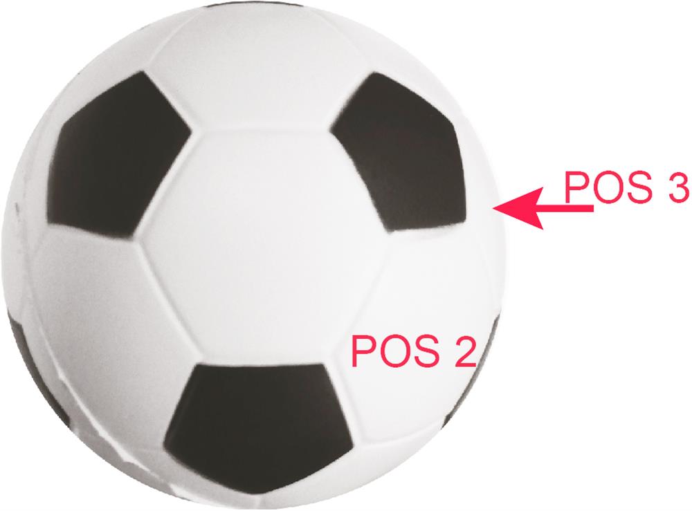 Balle anti-stress ballon de foot personnalisée GOAL, segment 1
