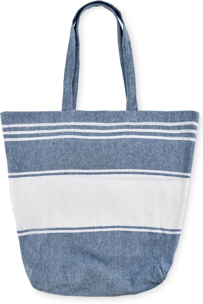 Sac de plage et serviette 180 g/m² personnalisés HUMMUM, sac côté 1