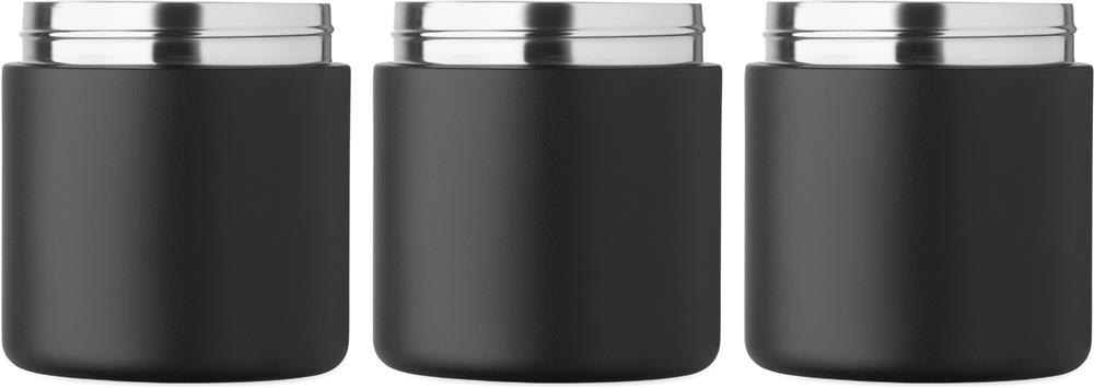 Lunch box isotherme inox 500 ml personnalisée GOSNACK, tour complet (impression numérique 360)