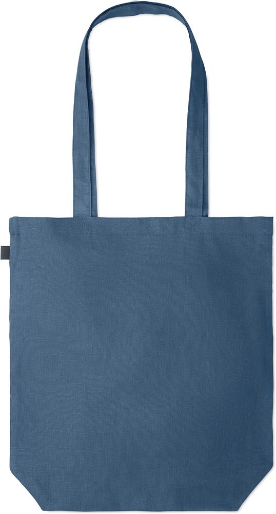 Tote bag chanvre 200 g/m² personnalisé NAIMA TOTE, dos (transfert réfléchissant)