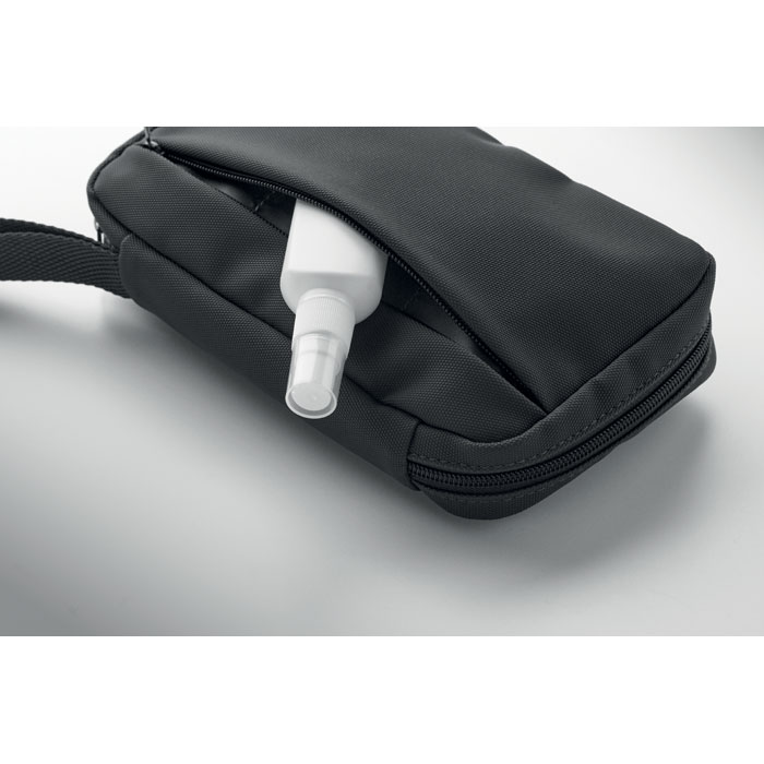 Trousse de toilette RPET 600D personnalisée VANIT
