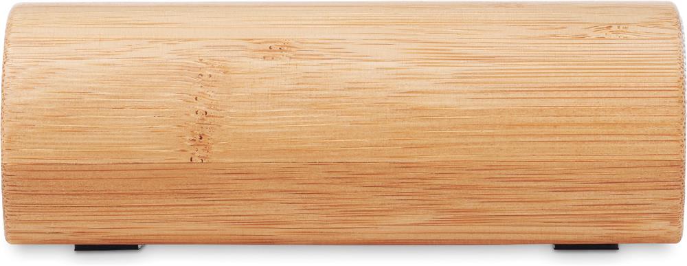 Enceinte bambou 2 x 5 W personnalisée SPEAKBOX, côté 1