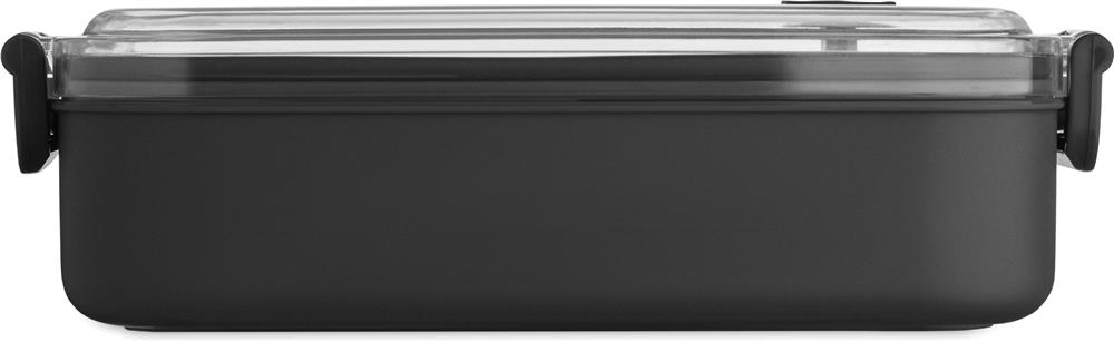 Lunch box PP intérieur inox personnalisée HOAGIE, côté 2