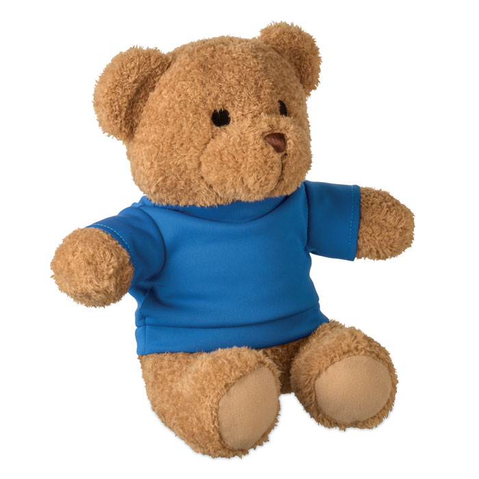 Peluche ourson 23 cm avec t-shirt personnalisée JACKIE