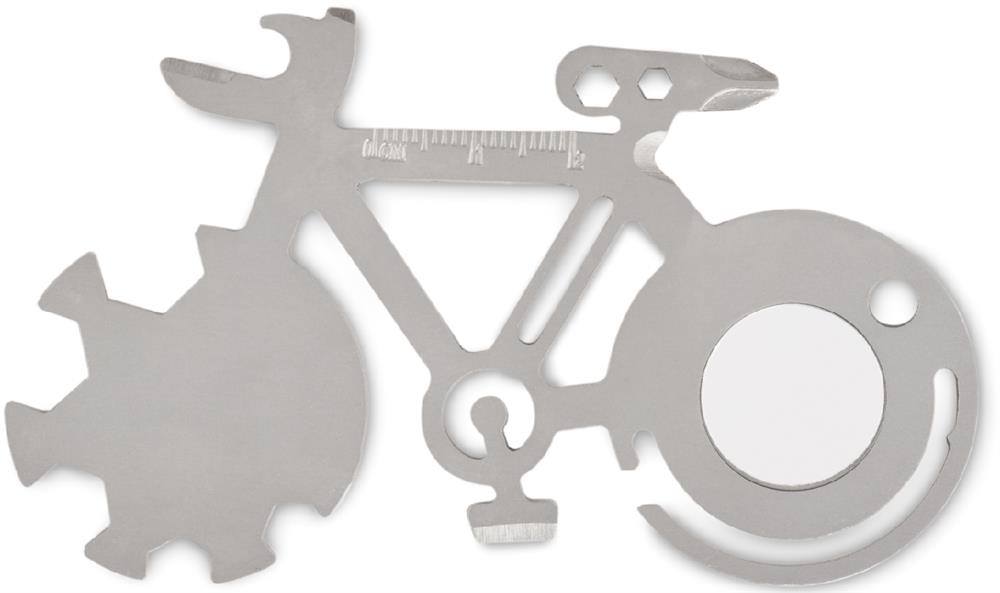 Multi-outil inox 11 en 1 vélo personnalisé BITOOL, wheel côté 1