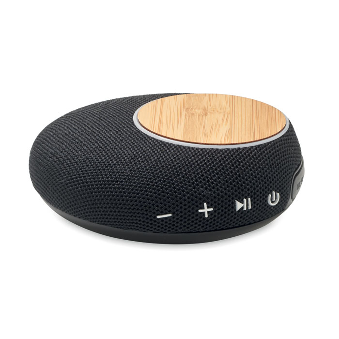 Enceinte chargeur 10 W et batterie personnalisée FLARE, Noir