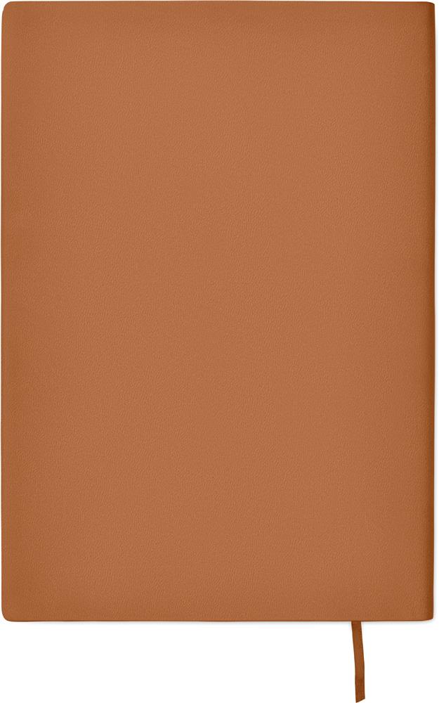 Carnet A5 souple PU effet patiné personnalisé TINTRAY, dos