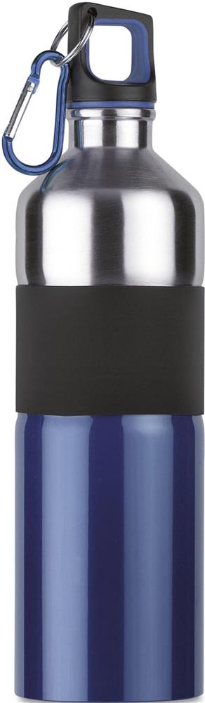 Gourde inox 750 ml avec mousqueton personnalisée TENERE, devant haut