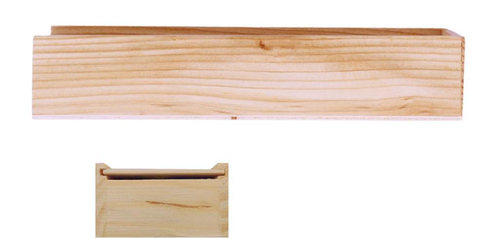 Jeu de dominos en boîte bois personnalisé DOMINO, droite