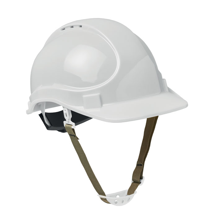 Casque de chantier EN397 personnalisé HELM, Blanc
