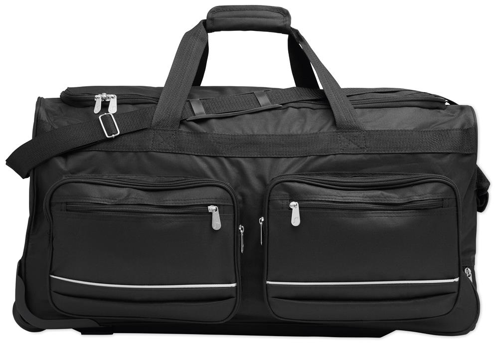 Sac de voyage trolley RPET 600D personnalisé ITFITS, poche droite