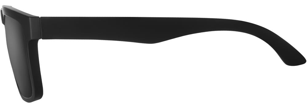 Lunettes de soleil miroir monture mate personnalisées CRETE, pied gauche