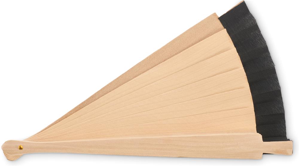 Éventail en bois FSC personnalisé WOODFAN, devant