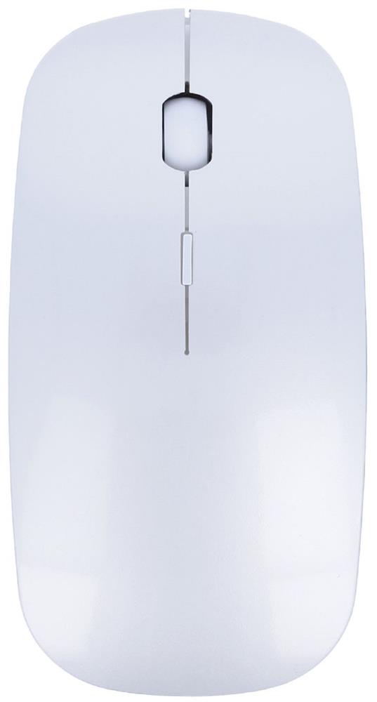Souris sans fil ABS recyclé personnalisée CURVY, dessus