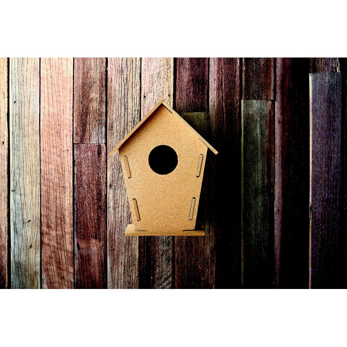 Nichoir en bois à monter personnalisé WOOHOUSE