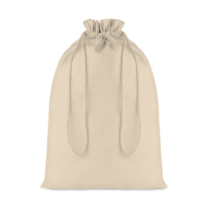 Sac cadeau coton beige personnalisé TASKE LARGE