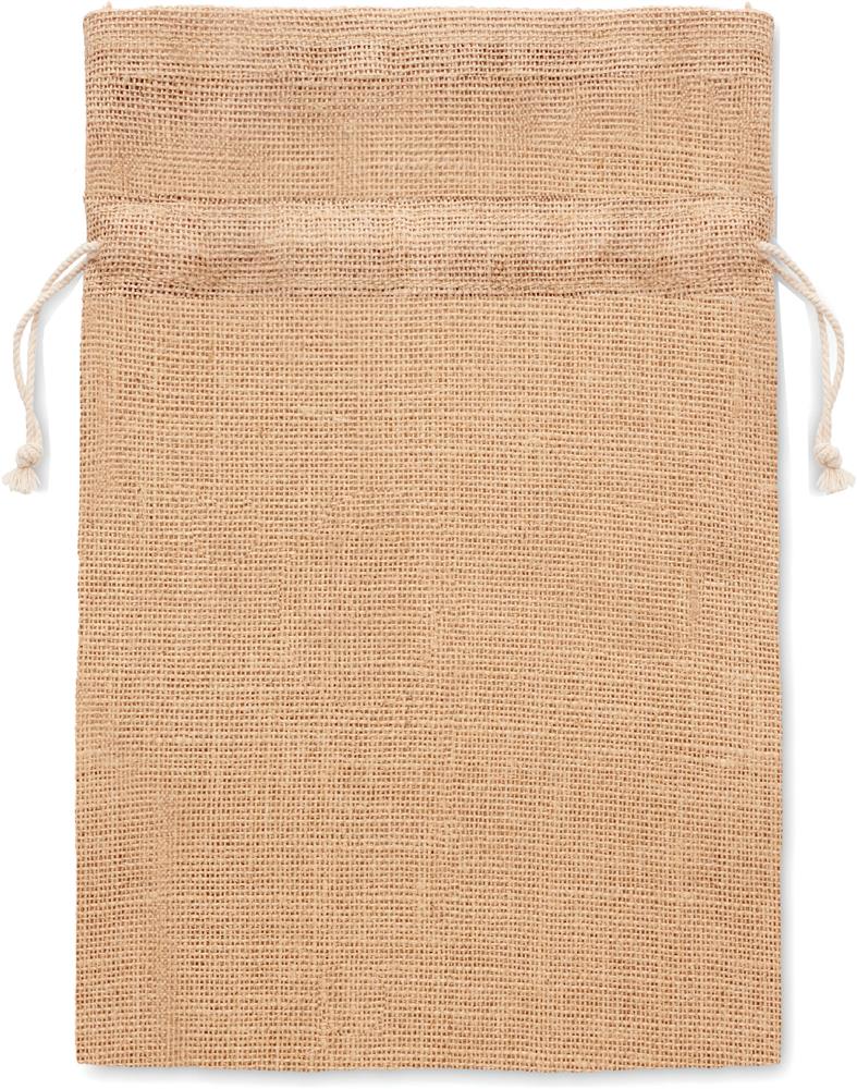 Sac cadeau jute personnalisé JUTE SMALL, devant