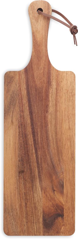 Planche de service acacia étroite personnalisée CIBO, côté 2