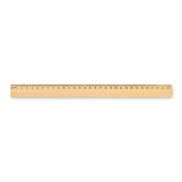 Règle en bois 30 cm personnalisée RULER30
