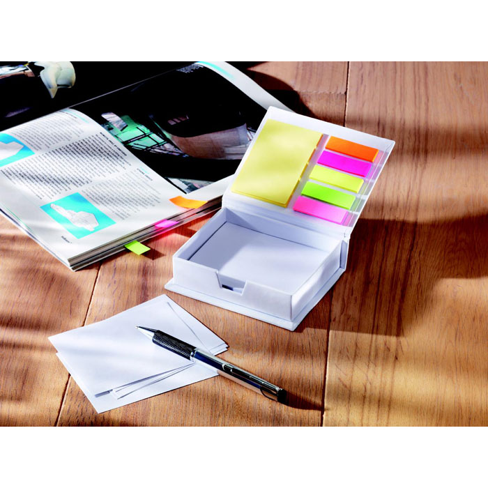 Set bloc-notes et notes adhésives personnalisé MEMOKIT