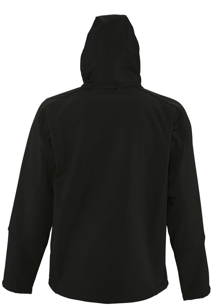 Softshell homme 3 couches à capuche personnalisée REPLAY MEN, dos