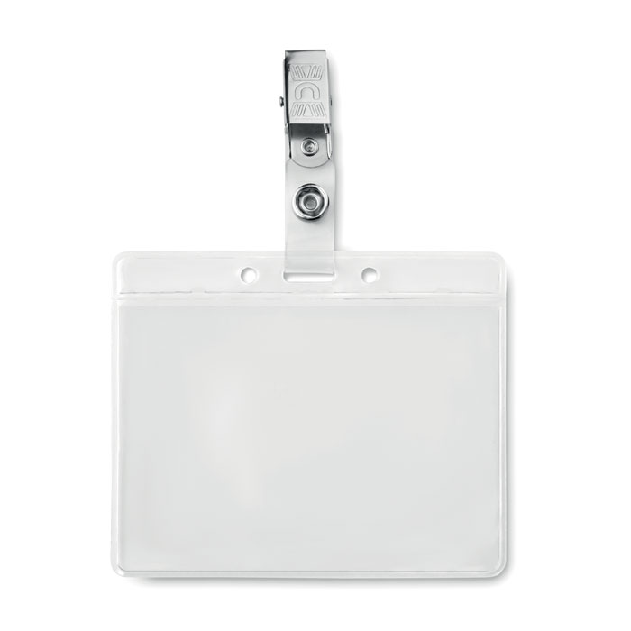 Porte-badge PVC à clip personnalisé CLIPBADGE