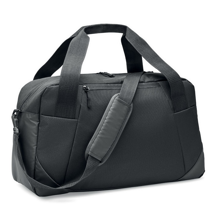 Sac de sport ripstop 300D personnalisé GRENOBLE, Noir