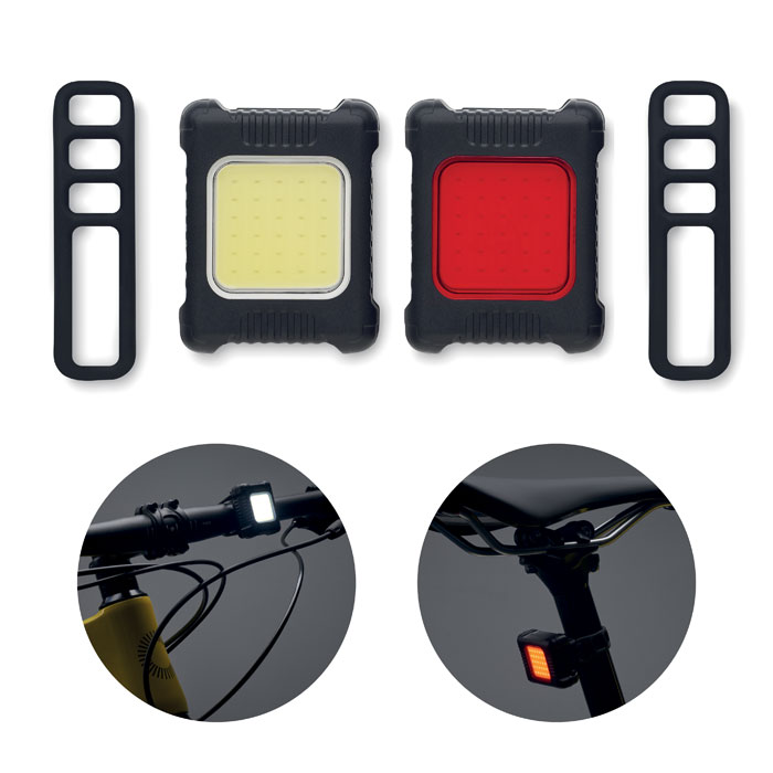 Éclairage vélo rechargeable 100 mAh personnalisé BLIGHT