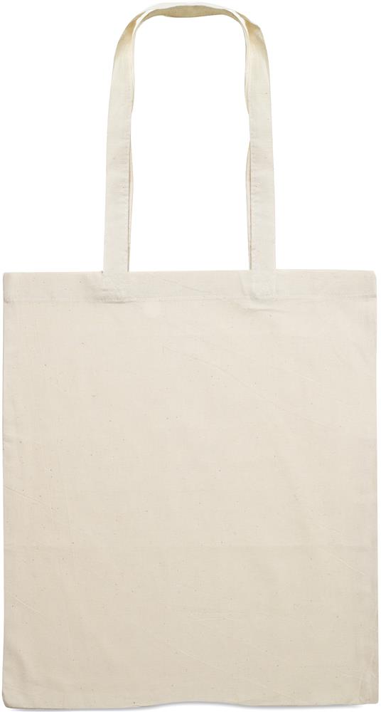 Tote bag coton bio 180 g/m² personnalisé TURA, devant (transfert numérique)