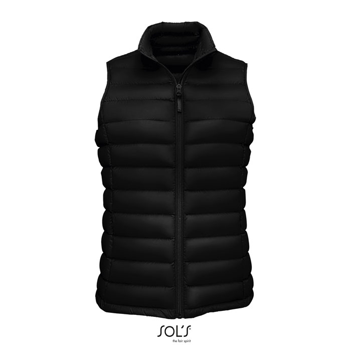 Doudoune sans manches femme personnalisée WILSON BW WOMEN, Noir