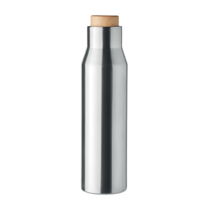 Bouteille isotherme inox 500 ml personnalisée DUDINKA, Argent Mat
