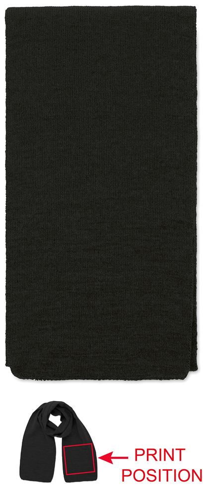 Écharpe RPET extensible personnalisée RAFY, côté 2