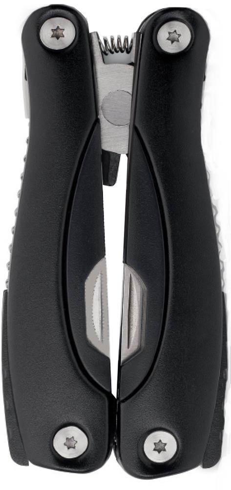 Multi-outil inox 10 accessoires personnalisé ALOQUIN, dos droite