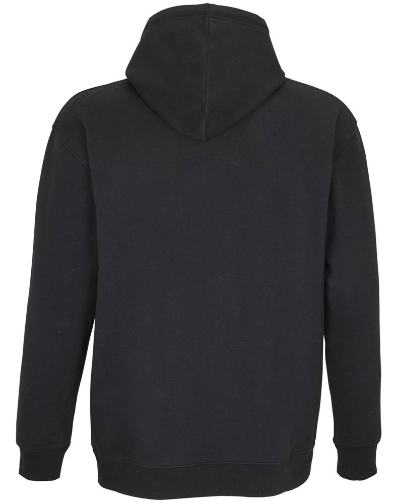 Sweat zippé à capuche coton personnalisé CARTER, sous la capuche