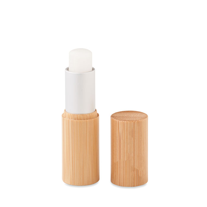 Baume à lèvres tube bambou SPF 10 personnalisé GLOSS LUX
