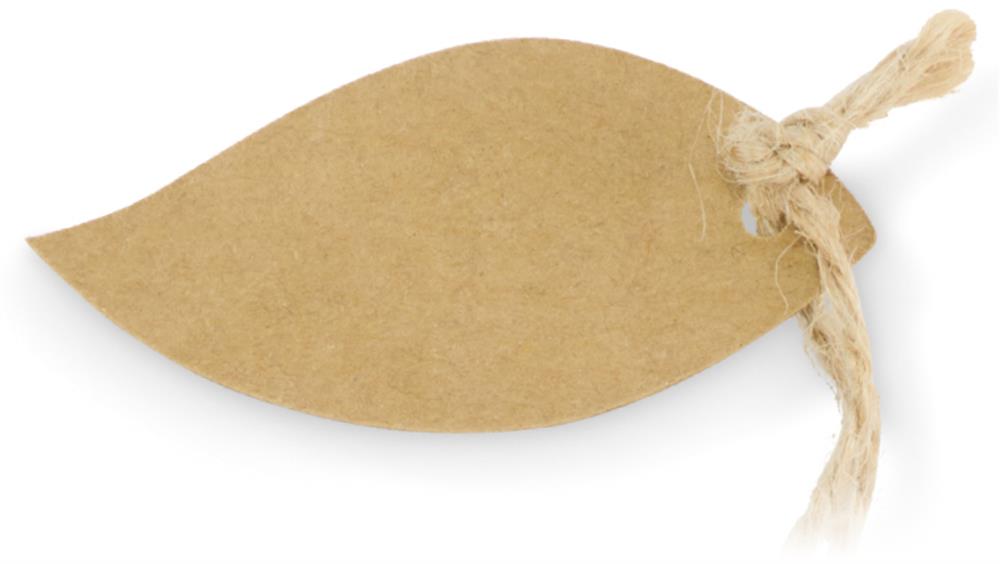 Set d'écriture pochette jute personnalisé JUCOSET, leaf côté 2