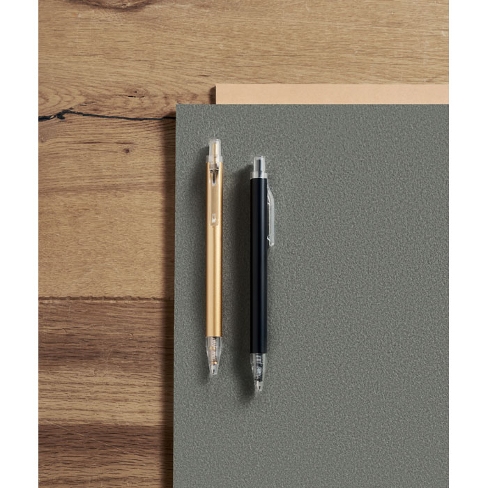 Stylo bille aluminium recyclé mat personnalisé NOSTA