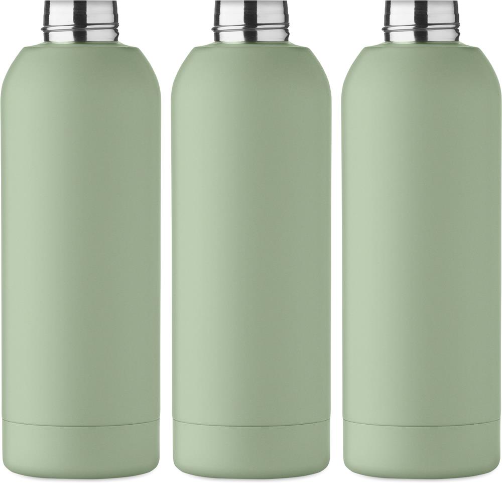 Bouteille inox 700 ml personnalisée GEISER, tour complet (impression numérique 360)