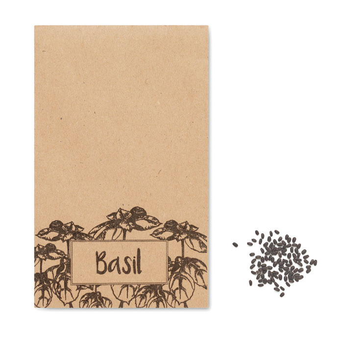 Sachet graines de basilic personnalisé BASILOP
