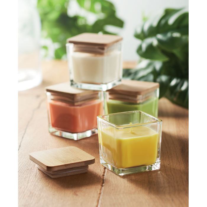 Bougie parfumée 50 g en verre personnalisée PILA