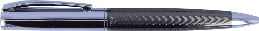 Parure stylo bille et roller personnalisée DERRICK, balle stylo gauche