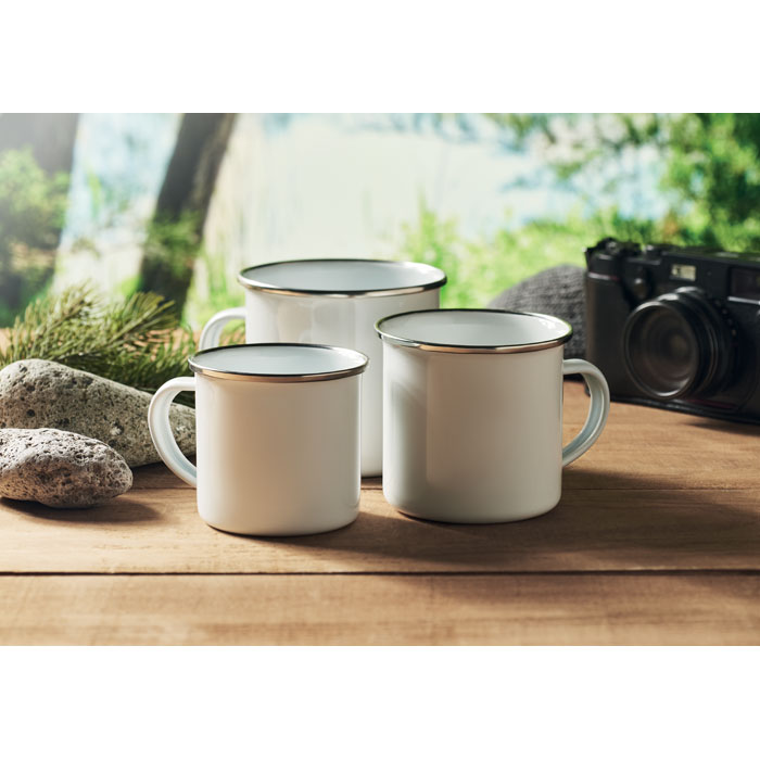 Mug émaillé métal 200 ml personnalisé PLATEADO S