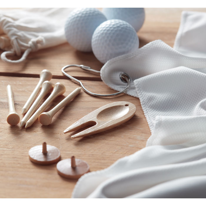 Set accessoires de golf bambou personnalisé DORMIE