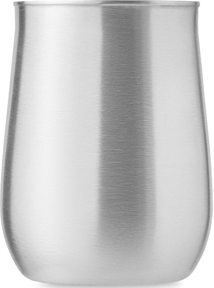 Gobelet inox recyclé 500 ml personnalisé URSA, devant (gravure laser)