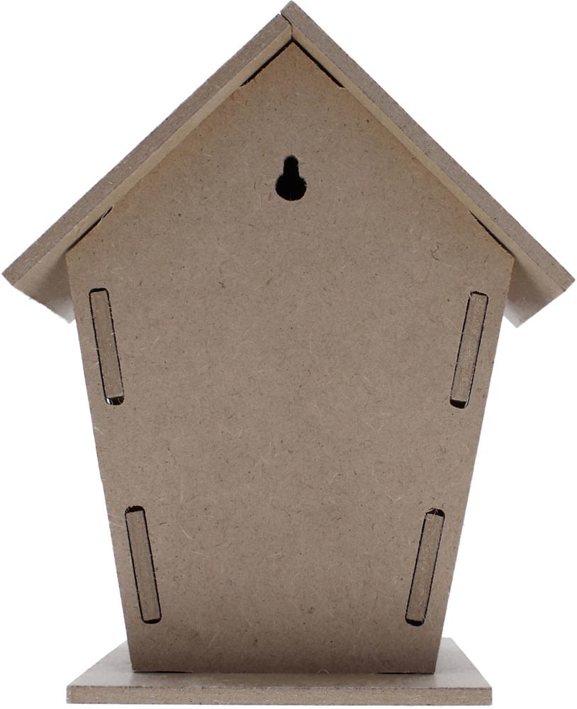 Nichoir en bois à monter personnalisé WOOHOUSE, dos