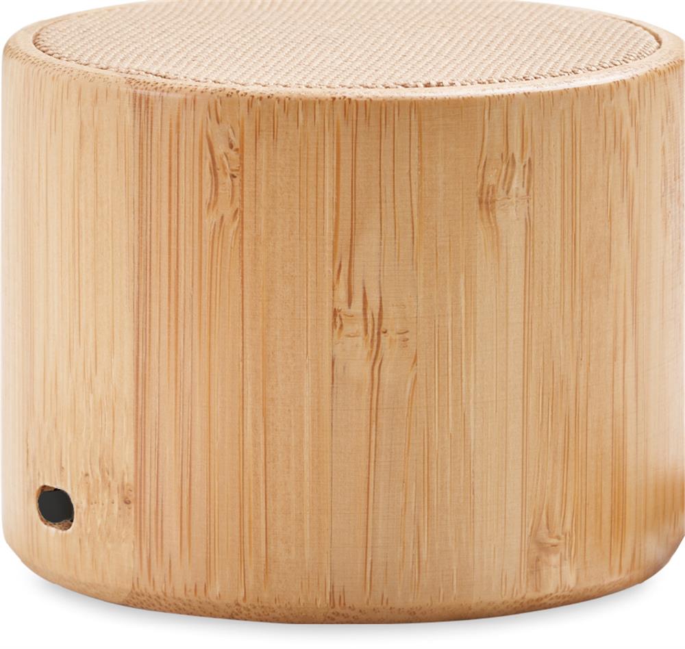 Enceinte bambou 3 W personnalisée COOL, côté 2
